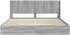 vidaXL Bettgestell mit Stauraum und Kopfteil Graues Sonoma 3414000 Bild 5
