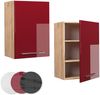 Hängeschrank Fame-Line Bordeaux Hochglanz 50 cm Vicco Bild 5