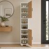 VCM Schuhschrank Gados 922145 Weiß / Honig-Eiche H. 178 x B. 30 x T. 33 cm Bild 4