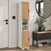 VCM Schuhschrank Gados 922145 Weiß / Honig-Eiche H. 178 x B. 30 x T. 33 cm Bild 3