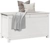 vidaXL Truhe Weiß 80x40x45,5 cm Massivholz Kiefer 823535 Bild 4