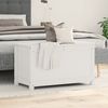 vidaXL Truhe Weiß 80x40x45,5 cm Massivholz Kiefer 823535 Bild 3