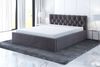 Polsterbett VOG 120x200 mit Matratze, Bettkasten und Lattenrost. Farbe: Grau 16 Bild 2