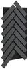 HOME DELUXE Akustikpaneel Fischgrätenoptik Black Oak VEGA 9er Set - 80 x 40 cm Bild 3