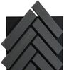 HOME DELUXE Akustikpaneel Fischgrätenoptik Black Oak VEGA 9er Set - 80 x 40 cm Bild 4