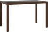 vidaXL 3-tlg. Garten-Essgruppe mit Kissen Poly Rattan Braun 3095492 Bild 3