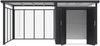 Metall Gerätehaus Style 4,45 m² Spar-Set 5 Anthrazit Bild 4