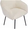 Vente-unique - NISTOSIA Stuhl Stoff Beige - B 62 cm x H 78 cm x L 61 cm Bild 5