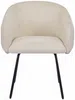 Vente-unique - NISTOSIA Stuhl Stoff Beige - B 62 cm x H 78 cm x L 61 cm Bild 3