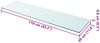 vidaXL Regalboden Glas Transparent 110x30 cm 243851 Bild 3