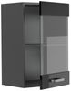 Küchenglasschrank R-Line Schwarz Hochglanz 40 cm Vicco Bild 4