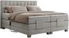 Boxspringbett elektrisch verstellbar, Schlafzimmerbett, Bettkasten - ELEKTRO - 180 x 200 cm - Hellgrau Stoff - H3 Bild 4