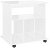 vidaXL Rollschrank Hochglanz-Weiß 60x45x60 cm Holzwerkstoff 808482 Bild 2