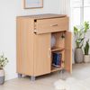 Wohnling Sideboard mit 2 Türen und 1 Schublade, 60x75 cm, Buche Bild 4