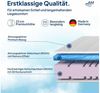 AM Qualitätsmatratzen Kaltschaummatratze mit 6 cm Gelschaum-Auflage, H3, Höhe 24 cm, 80x200 cm Bild 3