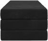 vidaXL Klappsofa Bett 120 x 67 x 45 cm Schwarz 900219 Bild 4
