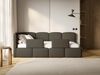 Selsey 'Cloudy' Kinderbett 120x200, Kopfteil links, Matratze & Bettkasten, Bouclé Braun Bild 2