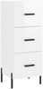 vidaXL Sideboard Hochglanz-Weiß 34,5x34x90 cm Holzwerkstoff 828614 Bild 2