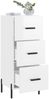 vidaXL Sideboard Hochglanz-Weiß 34,5x34x90 cm Holzwerkstoff 828614 Bild 4