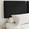 vidaXL Bettgestell mit gepolstertem Kopfteil Schwarz 150 x 200 cm 877271 Bild 3