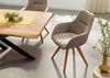 Drehstuhl Wildeiche 56x60x87 taupe TACOMA #12 Bild 2