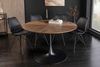riess-ambiente Esstisch ATELIER 120cm braun/schwarz - Walnuss, Metall, Säulenfuß, 4 Personen (Einzelartikel, 1-St), furnierter Bistrotisch - ideal für Küche, Esszimmer, Wohnzimmer & Büro Bild 3