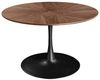 riess-ambiente Esstisch ATELIER 120cm braun/schwarz - Walnuss, Metall, Säulenfuß, 4 Personen (Einzelartikel, 1-St), furnierter Bistrotisch - ideal für Küche, Esszimmer, Wohnzimmer & Büro Bild 2