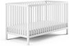 Kids Collective Babybett Kinderbett Gitterbett 70x140 Matratze höhenverstellbar & herausnehmbare Sprossen, optional mit Schublade | Buchenholz Weiss sehr stabil Made in Europe Bild 2