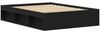 vidaXL Bettgestell ohne Matratze Schwarz Eichen-Optik 120x200 cm 3329332 Bild 4