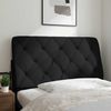 vidaXL Bett Kopfteil-Kissen Schwarz 100 cm Stoff (1-tlg) Bild 2