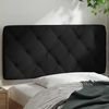 vidaXL Bett Kopfteil-Kissen Schwarz 100 cm Stoff (1-tlg) Bild 3