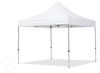 3x3 m Faltpavillon, ECONOMY Alu 32mm, Seitenteile mit Panoramafenster, weiß Bild 2