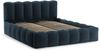 Micadoni Stauraumbett mit Kopfteil Lupine Boucle Baloo Dunkelblau 160x200 Bild 2