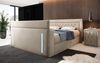 Boxspringbett Divaneo mit TV Lift und Stauraum (2 Schubladen) 180x200 Beige H2 (bis 70kg) Bild 3