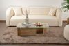 Dmora Wohnzimmertisch Kallias, Niedriger Wohnzimmertisch, Kaffeeregal, Couchtisch für Sofa, 105x65 h30 cm, Eiche Bild 5
