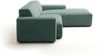 KAWOLA Sofa RANI Ecksofa Feincord grün Recamiere rechts 71 x 189 x 228 cm Bild 4