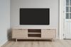 TV-Board Gorbin Eiche Whitewash 180 cm - mit Türen & Soft-Close Bild 2