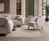 Sitzgruppe/Sofa Set - Wohnzimmergarnitur "Vegas" 3+3+1-Hellgrau Bild 4