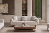 Sitzgruppe/Sofa Set - Wohnzimmergarnitur "Vegas" 3+3+1-Hellgrau Bild 5