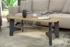 byLIVING Couchtisch JONNY / Melamin Artisan Eiche, Melamin Anthrazit / B 110, H 42,5, T 55 cm / mit Ablageboden Bild 2