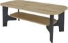 byLIVING Couchtisch JONNY / Melamin Artisan Eiche, Melamin Anthrazit / B 110, H 42,5, T 55 cm / mit Ablageboden Bild 4