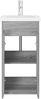 vidaXL Badezimmerschrank mit Waschbecken Grau Sonoma 42 x 40 x 84,5 cm 890773 Bild 4