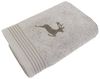 framsohn frottier Handtuch Frottierserie Hirsch Gästetuch Handtuch Duschtuch, (1-St), Mit Stick Bild 2