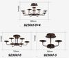 Euroton LED Deckenleuchte LED Deckenleuchte 9230X mit Fernbedienung Lichtfarbe einstellbar, LED fest integriert, LED Deckenlampe Bild 2