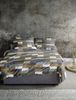 Irisette Feinbiber Bettwäsche Koala 135x200 Karo blau senf beige 8534-90 Bild 4