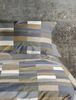 Irisette Feinbiber Bettwäsche Koala 135x200 Karo blau senf beige 8534-90 Bild 2