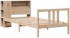 vidaXL Bücherregalbett ohne Matratze 75x190 cm Massivholz Kiefer 3322291 Bild 3