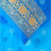 Bassetti Bettwäsche Bassetti Satin Bettwäsche PALLAVICINO, C1 Azurblau, Baumwolle, 2 teilig Bild 3