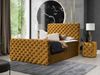 Boxspringbett Serrula Lux, Gelb, 160x200 cm Bild 2