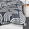 Janine Bettwäsche Palermo 31150 08 Graphit Sand Mako Satin 135 x 200 + 80 x 80 cm Bild 2